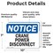 Signmission Crane Power Disconnect, 10 in W x Rectangle, Vinyl Decal OS-2PACK-NS-D-710-L-15377 - alternate 6